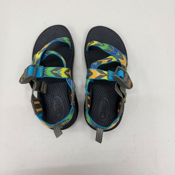 Chaco Z/1 Multicolor Classic Adjustable Strap Hiking Sandals Shoes Kids size 13 - Picture 4 of 8